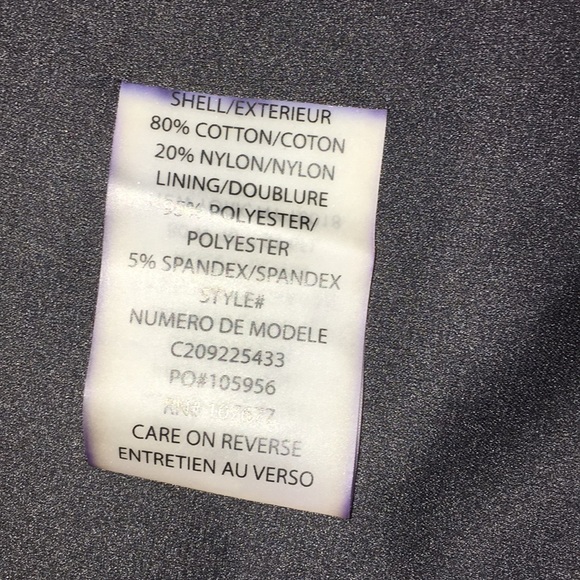 Alice + Olivia dark gray velour EUC blazer